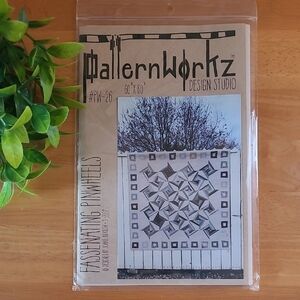 PATTERNWORKZ DESIGN STUDIO 'Fassenating Pinwheels' 60" x 60" Quilt Paper Pattern